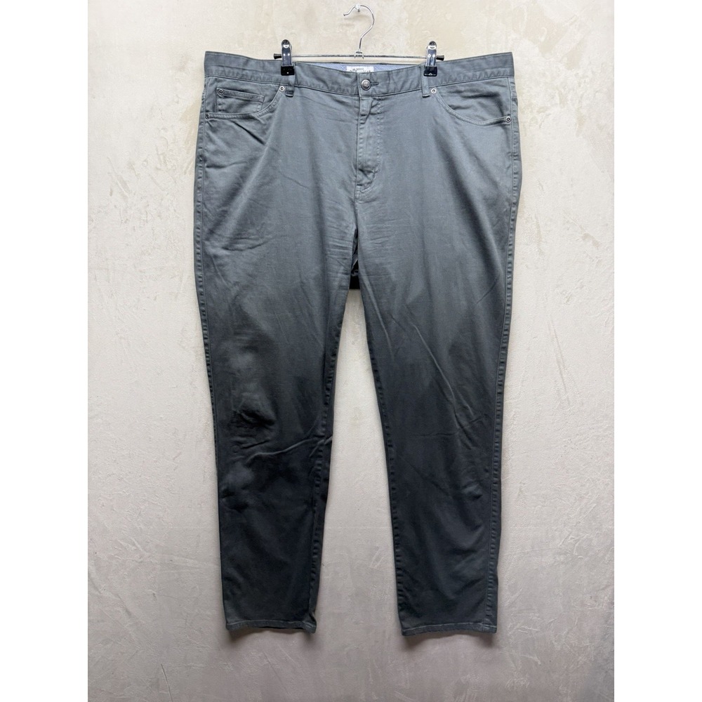 Peter Millar Pants Mens 42x30 Ultimate Sateen Gray Golf Trouser Stretch 5-Pocket